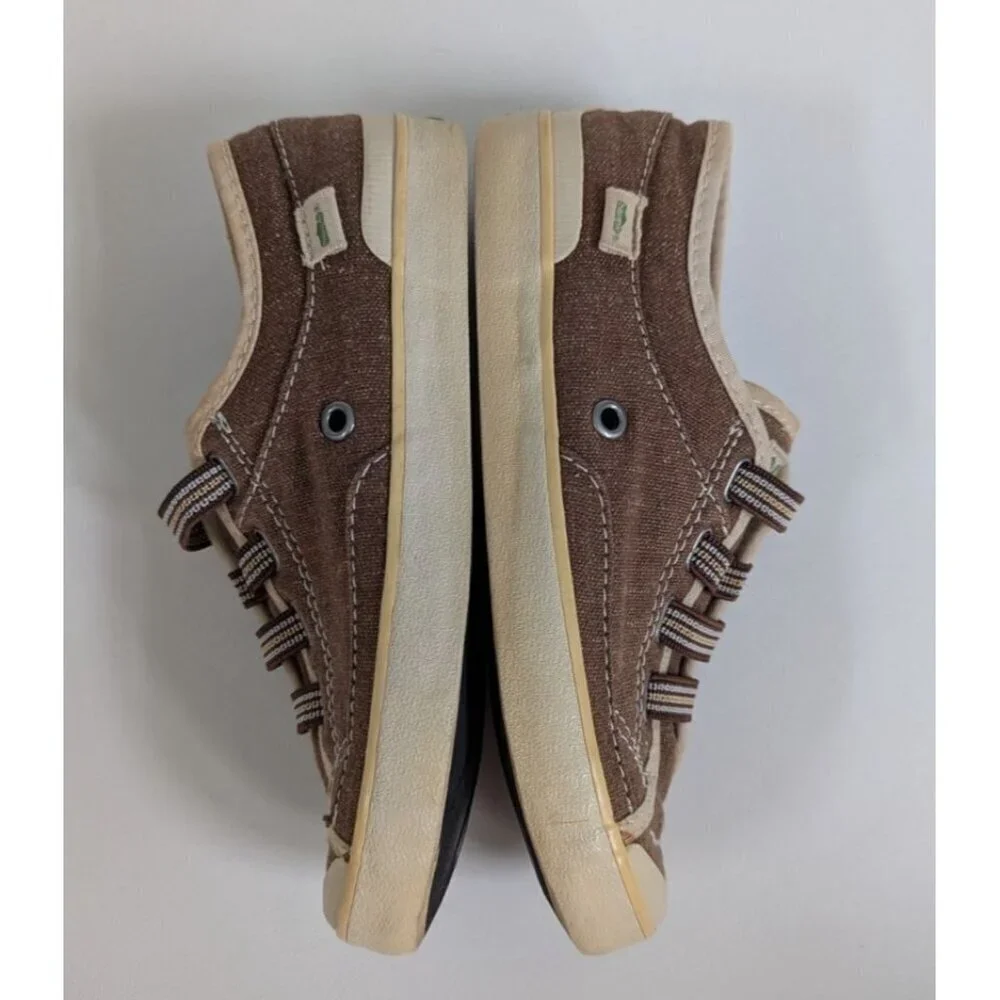 Simple Kids Slip On Eco Friendly 'Eco Sneaks' Sneakers Size 1 Brown Unisex